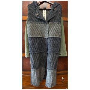 NWOT Free People Project SingleSeason Force Wool Sweater Jacket   Size 42/Large